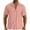 Pink, variant on SwiftWear Button Down Shirts for Men Short Sleeve Textured Tshirts Casual Solid Dress Shirts Pocket Summer Beach Top XXL