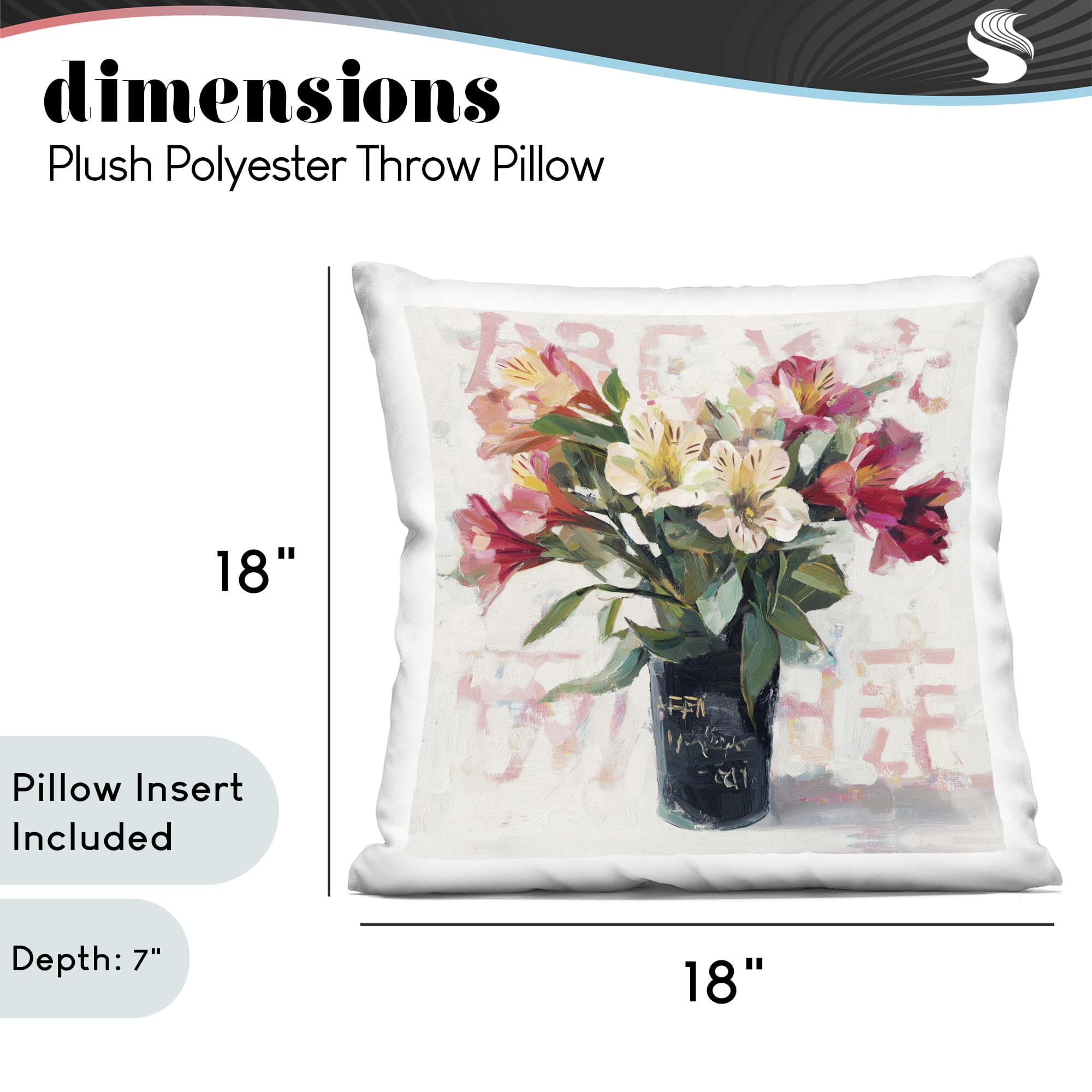 Stupell Industries Street Style Harmony Bouquet Decorative Printed Throw Pillow, design by Svetlana Aleynikova
