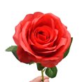 thumbnail image 4 of 9 rosas artificiales de seda de imitación para decoración del hogar y el hotel., 4 of 8