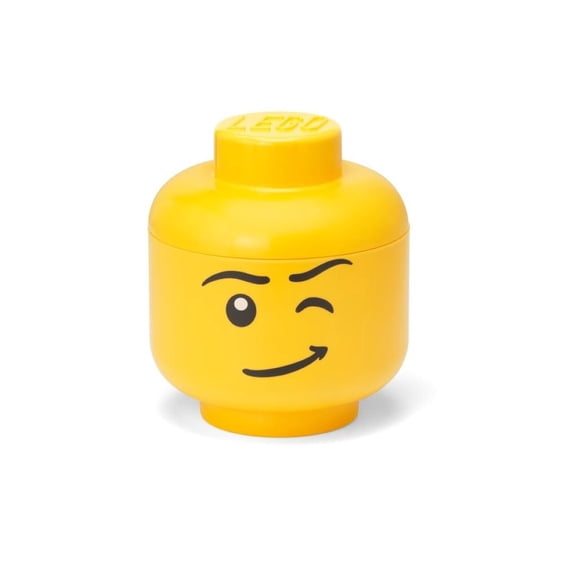 LEGO Storage Products: 40310800 Small Head Yellow - Winking Boy