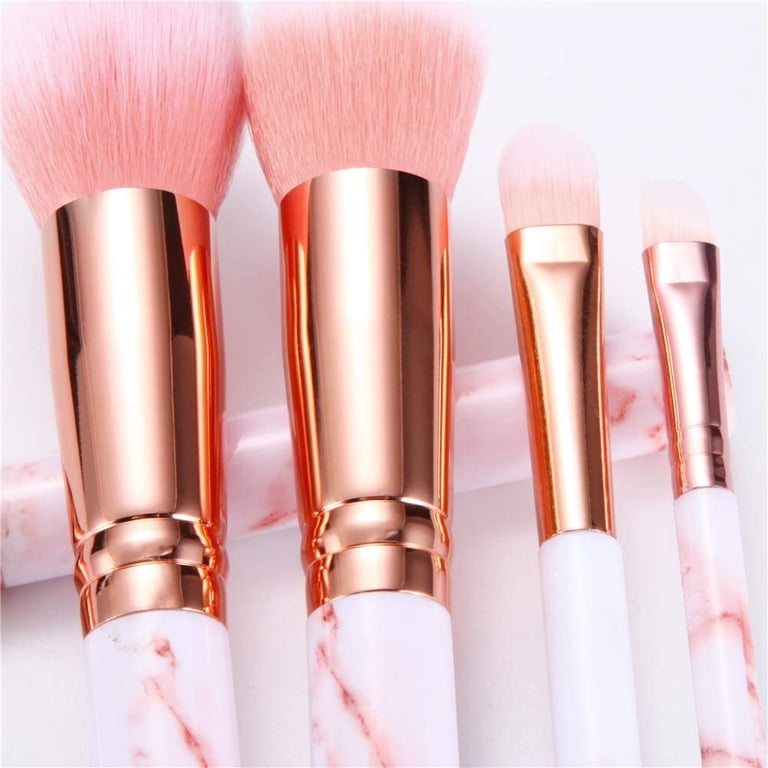 16-Piece Marble Makeup Brush Set with Holder and Mask Brush photo 4