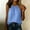 *Blue, variant on Women's Cotton Linen Sleeveless Halter Neck Tank with Button ,Fashion Loose Fit Casual Tank Top Navy,Womens Plus S