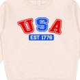 thumbnail image 3 of Inktastic USA Est 1776 Toddler Sweatshirt, 3 of 4