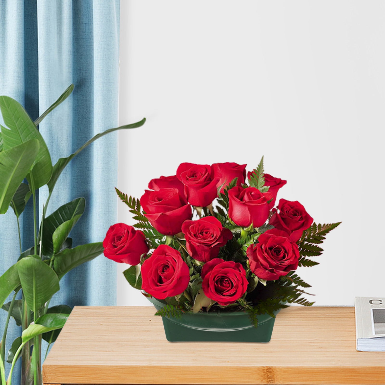 Raindrops 4pcs Floral Foam Cage with Bowl for Flower Arrangement, Floral Foam Base for and Artificial Flowers