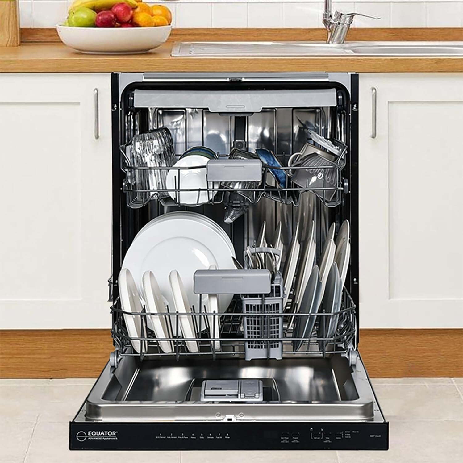 Equator 24 in Dishwasher Top Control 3 Rack 15 place 3.4g QUIET 51 dB 110V EStar