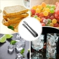 thumbnail image 2 of TEHAUX 4-Piece Kitchen Tongs Set with Black Silicone Tips, Stainless Steel Anti-Ice Bar Tools for Home Cooking and Serving, 2 of 7