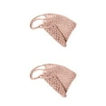 thumbnail image 1 of kurtrusly Fashionable And Functional Straw Beach Bag For Any Occasion Space-saving Blended Straw Handbag pink 2Set, 1 of 6