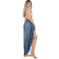thumbnail image 2 of HAPPY BAY Swimsuit Cover Up Short Women's Pool Beach Wrap Skirt Swimwear Sarong See Through Sheer Coverup Scarf for Women One Size Gradient, Grey, 2 of 4