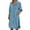 Light Blue, variant on HJYCHN Stylish Women Denim Button Down Shirt Dress with Long Sleeves and Front Pockets for Everyday Wear Navy XXXXXL