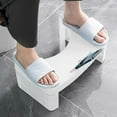 thumbnail image 4 of HLONKToilet Stool Squatting Poop Stool Bathroom Potty Step Stool Toilet Assistance Steps Stackable and Detachable - Blue Portable and Space-Saving Design for Home Use Gray, 4 of 8