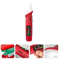 Masteelf Reliable Noncontact Voltage Tester with Flashlight Ideal for Electricians and Homeowners Red 12V to 250V