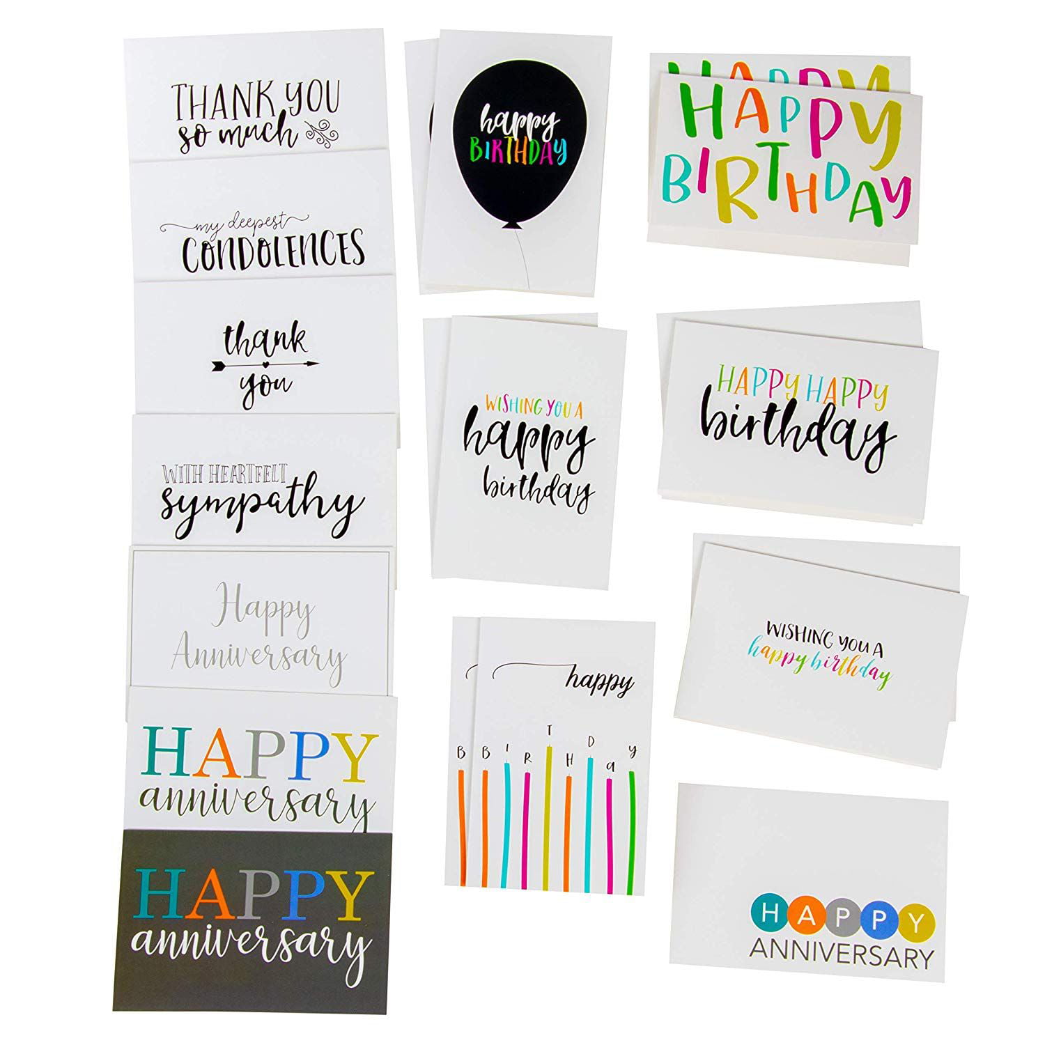 9.6 x 6 x 7.5 Inches 20 Notecards Decorative Card Storage 20 Envelopes Greeting Birthday Holiday Card Organizer Box Deluxe Card Organizer with 12 Dividers