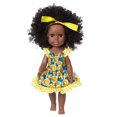 thumbnail image 2 of Tarmeek Toys 50% Off Clearance!Girls Dolls,Black African Black Baby Cute Curly Black 35CM Vinyl Baby Toy Kids Toys,Birthday Gifts for Kids 4-12 Years Old, 2 of 5