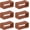 Brown, variant on Watch Band Holder Loop, Silicone Replacement Fastener Rings Strap Keeper