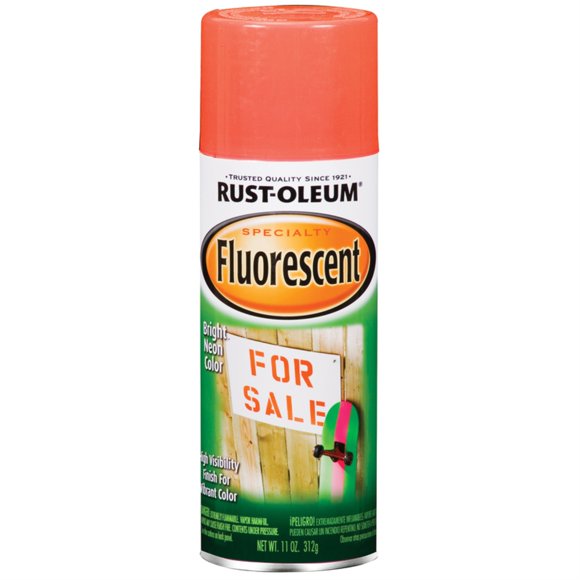 SPRYPNT FLUO RED/OR 11OZ (Pack of 6)
