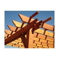 thumbnail image 5 of Best Redwood 1905 Super Deck Redwood Pergola-Size:16 ft x 16 ft, 5 of 5