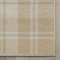 thumbnail image 4 of Well Woven Apollo Flatwoven Plaid Beige Brown 2' x 5' Runner Rug, 4 of 7