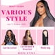 thumbnail image 4 of Hair Bundles Beauty Queen, lacio brasileño, 18 cm (3 x 18 cm), 4 of 7