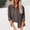 *Gray, variant on ClodeEU Womens Button Down Shirts,Casual Long Sleeve Blouses,Textured Collared Work Tops with Pocket Blue,Womens Plus XL