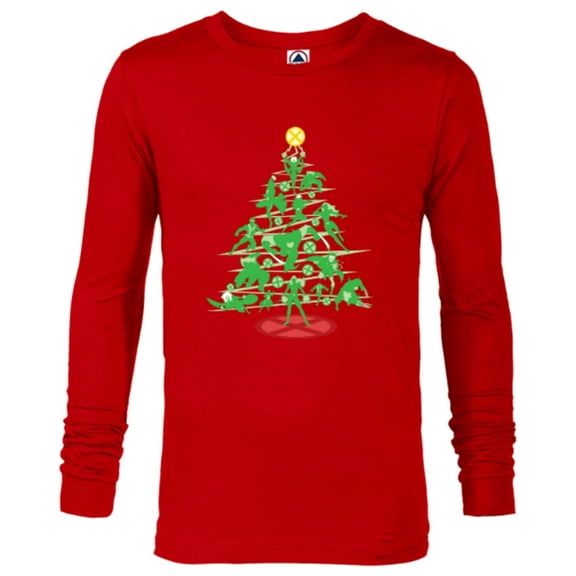 Marvel X-Men Mutant Christmas Tree - Long Sleeve T-Shirt for Men – Customized-New Red