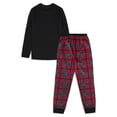 thumbnail image 2 of Wonder Nation Boys Long Sleeve Shirt and Pant Pajama Set, 2-Piece, 4-18 & Husky, 2 of 3