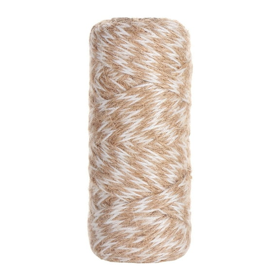 HILABEE Jute Twine Rope Thick for Home Decoration Cat Scratching Pole Tree Gardening 7mm Jute Cotton