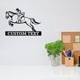 thumbnail image 5 of Handmadetneonsign Equestrian Metal Wall Art, Horse Metal Sign Wall Decor, Ride Horse Metal Decor, 5 of 5