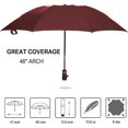 thumbnail image 5 of LANBRELLA Parapluie Coupe-Vent Parapluie de Voyage Compact Pliant Parapluie Inversé, 5 of 5