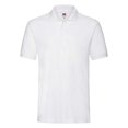 thumbnail image 1 of Fruit Of The Loom- Polo de manga corta Premium entallado para mujer (Blanco), 1 of 3