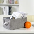 thumbnail image 2 of PHOGARY 2 Pack Storage Bins for Shelves, 12.2x8.3x6.3inch Storage Baskets for Organizing, Fabric Storage Cubes Closet Organizer for Home Nursery Gift Decorative, Grey, 2 of 8