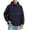 *Dark Blue, variant on Men's Lightweight Full Zip Hooded Windbreaker Jacket,Reflective Stripes Adjustable Hem Outdoor Top For Men,Blue,M-4XL