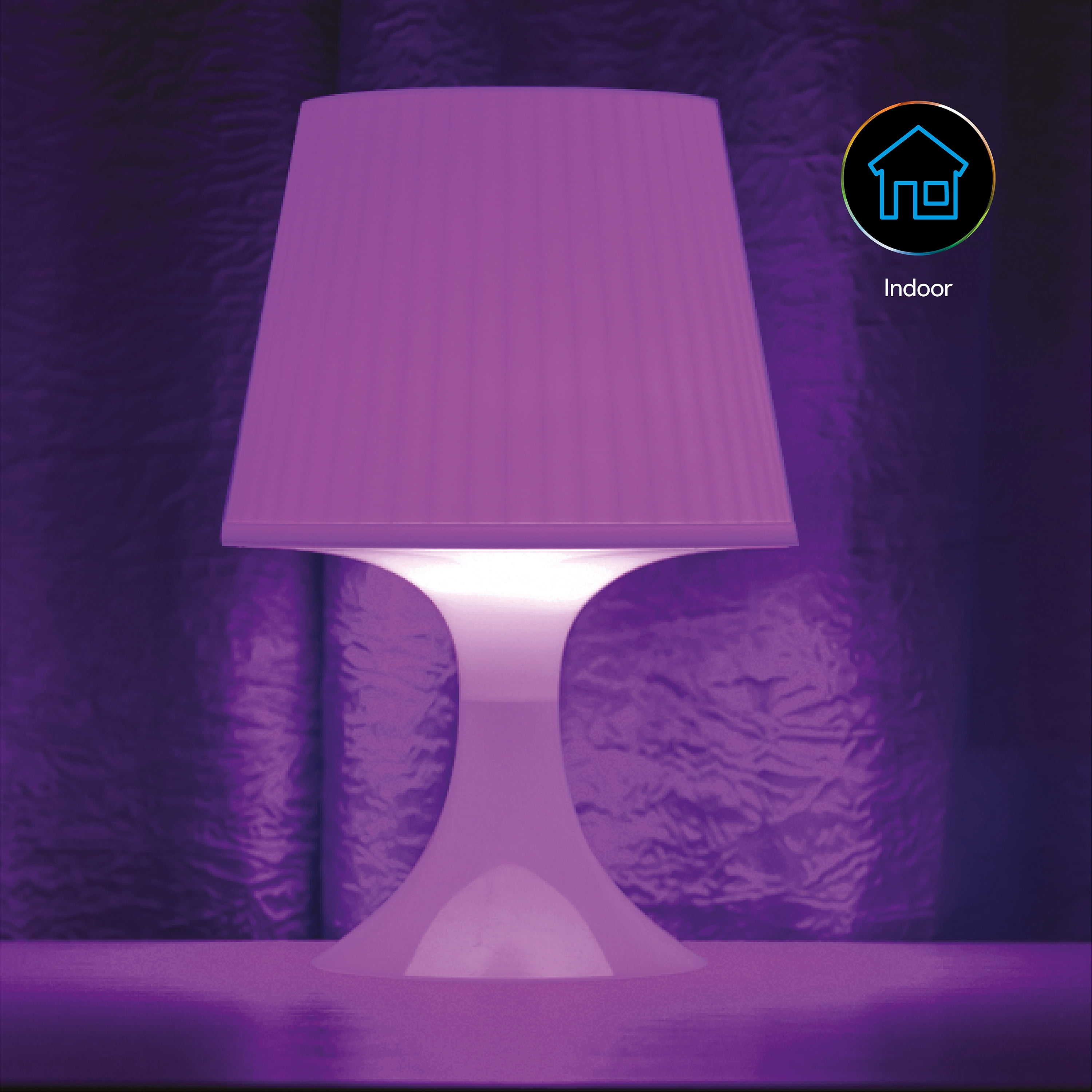 Eubie Colorbulb 2-Pack, App-Controlled Customizable Smart LED A21 Light Bulbs with Wi-Fi, 11W