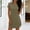 Army Green, variant on Sentmoon Summer Dresses for Women with Pocket Lapel Solid Color Summer Maxi Dress Short Sleeve Loose Fit Going Out Beach Accessories Must Haves Dress for Wedding Guest for Travel and Vacation L