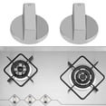 thumbnail image 2 of BIBABLYKE 2/4Pcs Gas Stove Knobs Universal Metal Rotary Switch Control Knobs Replacement For Cooker Oven Hob Control Knobs Switch, 2 of 7