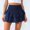 03 Navy, variant on Awdenio Mini Skirt for Women Casual Boho Ruffle Tiered Skorts High Waist Mini Skirts Golf Tennis Crochet Shorts