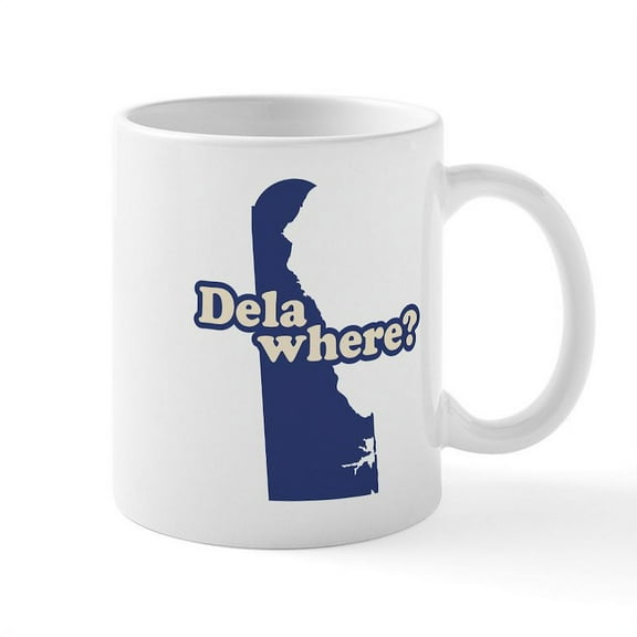 CafePress - Delaware Mug - 11 oz Ceramic Mug - Novelty Coffee Tea Cup