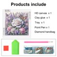 thumbnail image 4 of 5D DIY Con Forma Especial Parcial Mariposa Rosa 30x30cm, 4 of 9