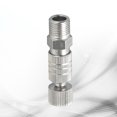 thumbnail image 3 of Adaptateur de Déblocage de Raccord de Tuyau Autobloquant à Aérographe à Libération Rapide (Argent), 3 of 9