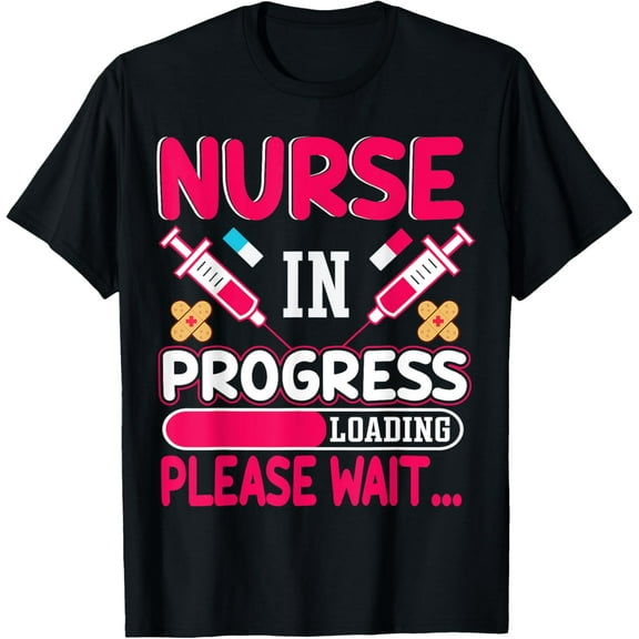 Playful Comfort Tee - Nurse In Progress Loading Please Wait Nursing School Future T-Shirt