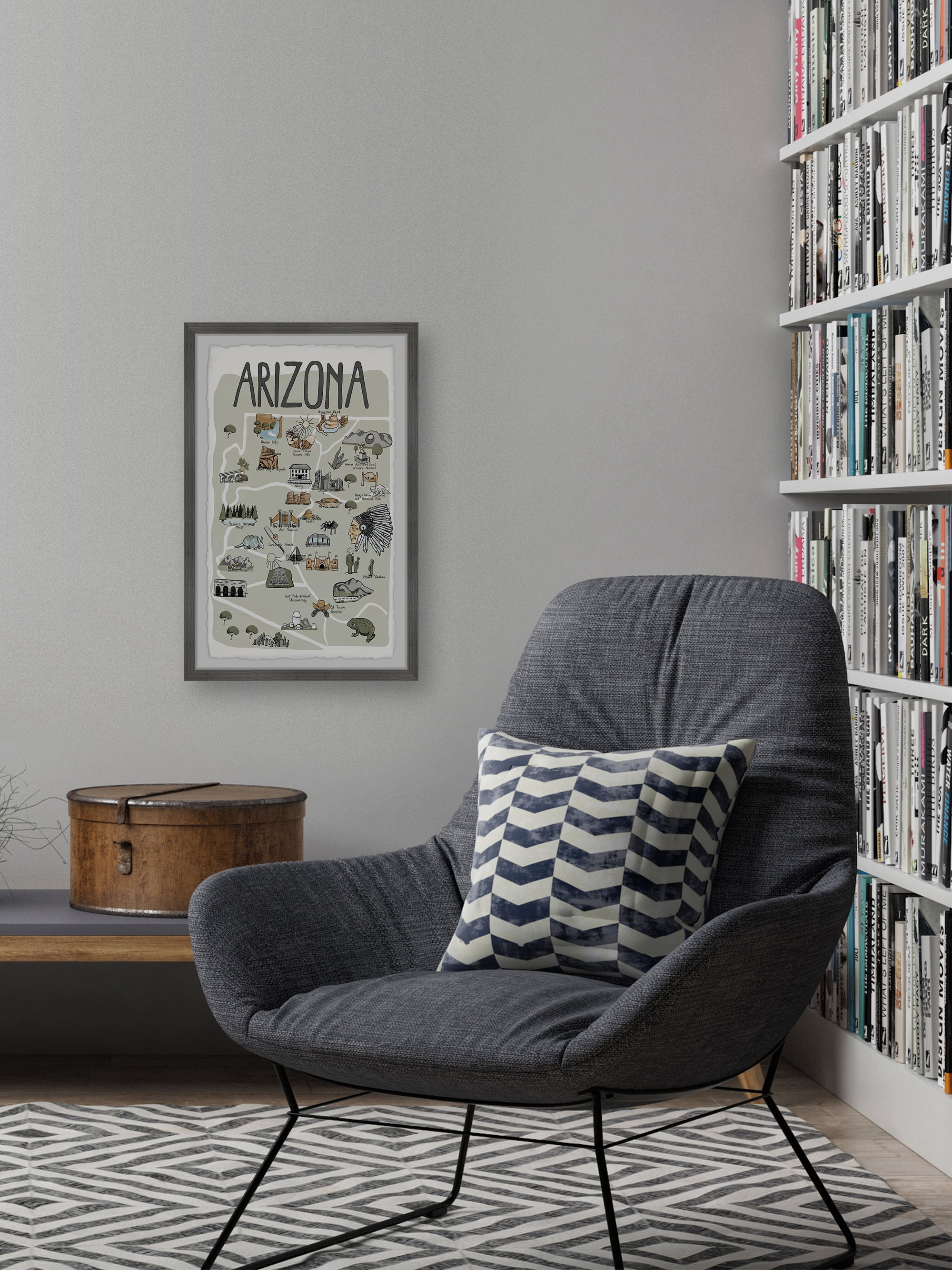 Marmont Hill Green Arizona Framed Wall Art