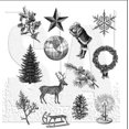 thumbnail image 1 of Tim I Want It All Stamps and Stencils edición de colección navideña, tarjeta de felicitación hecha a mano, Holtz, tarjetas de papel artesanales, 2023, 1 of 2