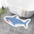 thumbnail image 2 of Sharks Decoration Rug Cushion Plush Rugs Pet Rugs Bath Rug Room Carpet Super Absorbent Quick Dry Modern Home Decor, 2 of 5