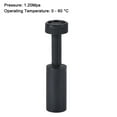 thumbnail image 3 of Push to Connect Fittings, Cap Style Pneumatic Blanking Plugs, Fit for 8mm Inner Dia. Air Hose Tube Pipe, Plastic, 15Pcs, 3 of 5