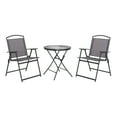 thumbnail image 5 of Mainstays Albany Lane 3 Piece Outdoor Bistro Set, Gray, 5 of 7