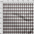 thumbnail image 2 of oneOone Polyester Lycra Dusty Brown Fabric Argyle Check Sewing Material Print Fabric By The Yard 56 Inch Wide, 2 of 4