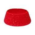 thumbnail image 2 of Homerr Christmas Tree Skirt Alternative Tree Collar For Christmas Tree Merry Christmas Tree Skirt Red Sequins Tree Base Collar Box Decorative Props for Holiday Decoration New Year, 2 of 8