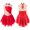 Red, variant on ZDHoor Girls Sequins Floral Figure Ice Skating Dress Gymnastics Leotard Ballet Dance Costume Lake Green-C 12