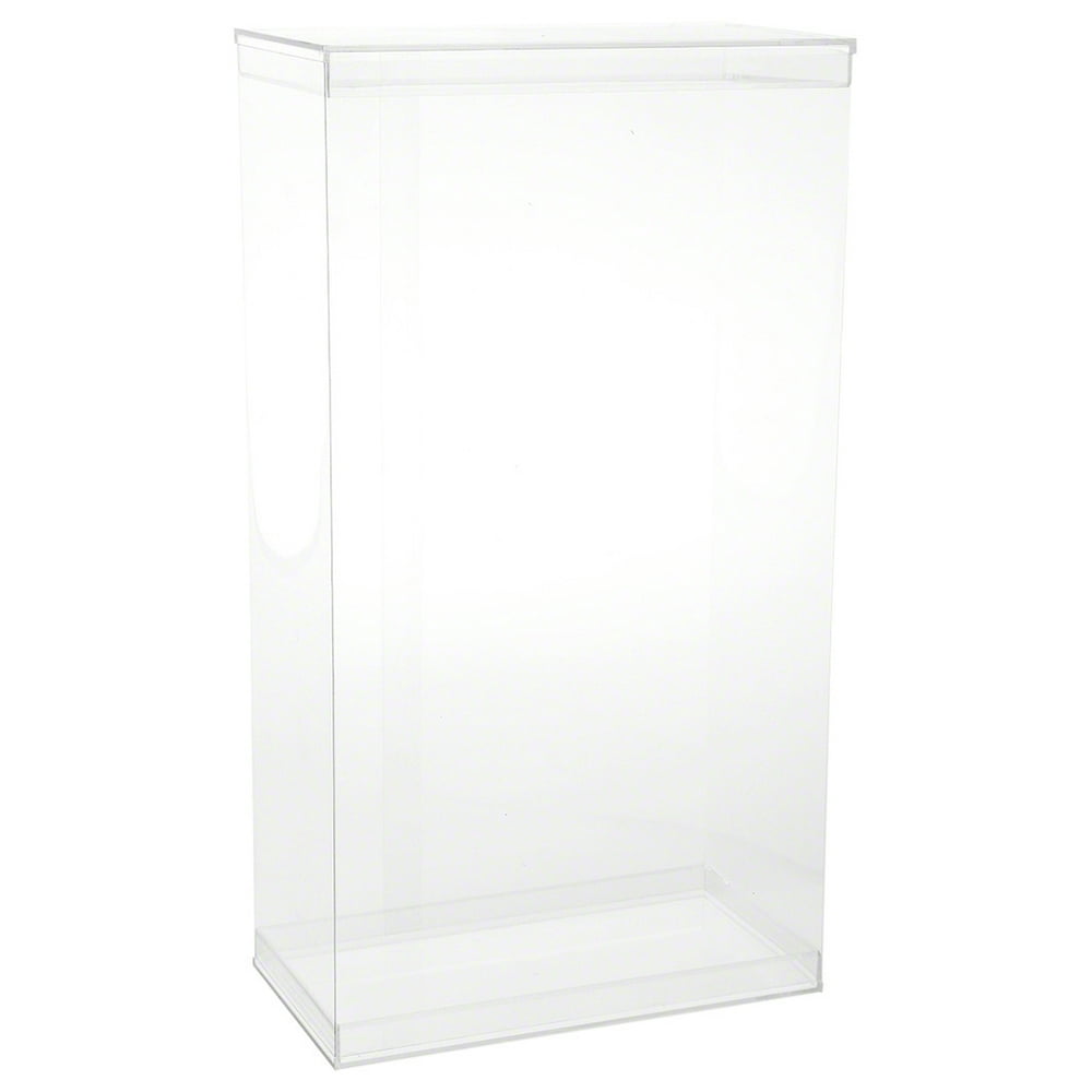 DollSafe Deluxe Clear Folding Display Case with Acrylic Top and Base