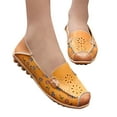 thumbnail image 2 of Sngxgn Women's Flats Shoes Ballet Flats Dress Shoes for Women Comfortable Slip on Shoes(Yellow,40), 2 of 7