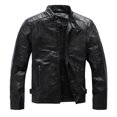 thumbnail image 2 of Vedolay Winter Jackets for Men Lightweight Bomber Jacket Casual Zip-Up Fashion Outwear Coat Black,L, 2 of 5